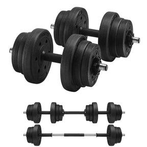 Set di Manubri Regolabili con Barra Bilanciere Extra - Carrera Store